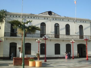 L'ancienne gare qui reliait La Paz &agrave; Arica