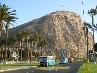 El Morro, colline en plein centre-ville d'Arica