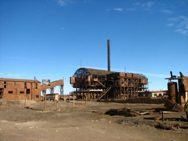 Les vestiges de l'usine Santa Laura