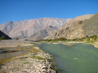 Le río Elqui alimente toute la vallée 