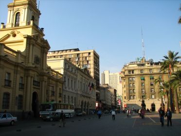 Le centre historique de Santiago