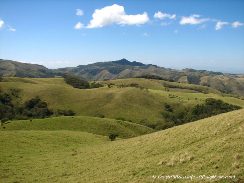 Les paysages verdoyants des environs de Santa Elena