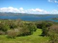 Première vue sur la lagune d'Arenal