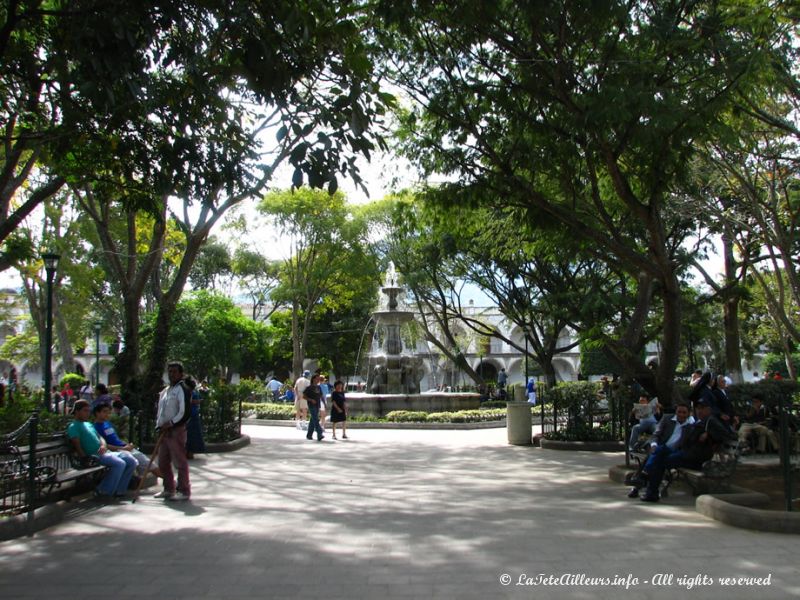 Le Parque Central d'Antigua