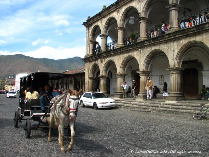 L'hôtel de ville d'Antigua...