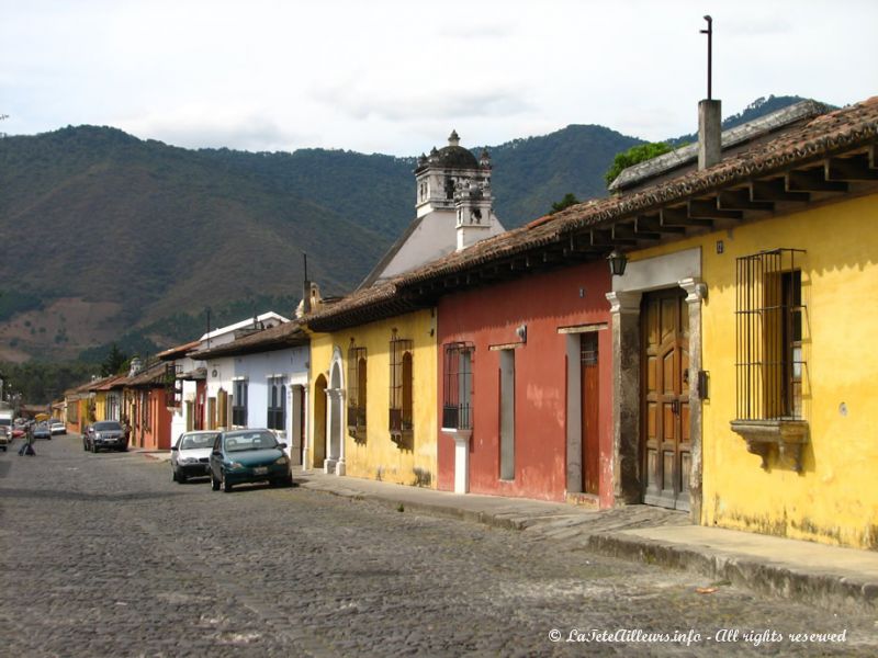 Le charme fou des ruelles d'Antigua...