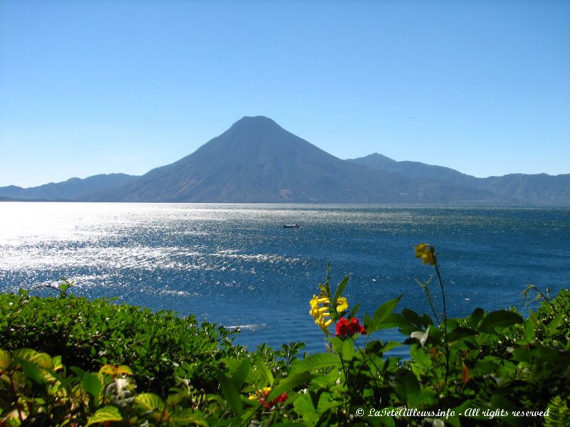 Le lac Atitlán, l'un des plus beaux paysages du Guatemala...