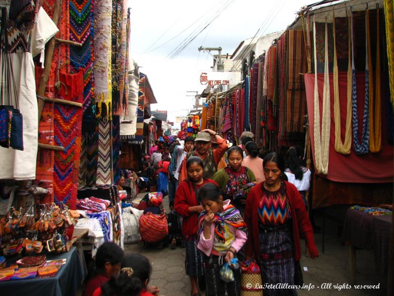 Bienvenus au marché de Chichicastenango !