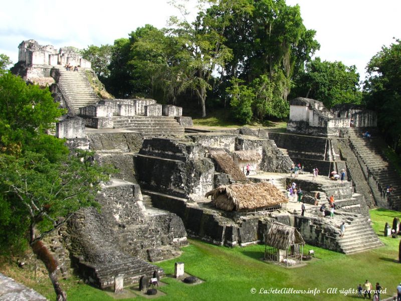 L'acropole nord est un bon exemple de la technique des poupées russes typique des Mayas