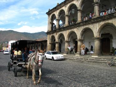 L'h&ocirc;tel de ville d'Antigua...