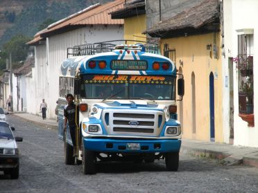 Les bus du Guatemala, c'est quelque chose !