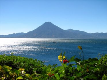 Le lac Atitlán, l'un des plus beaux paysages du Guatemala...