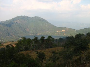 La lagune du volcan Pacaya