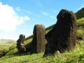 Certains moai ne sont jamais sortis entièrement de terre