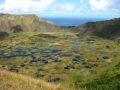 Le cratère du volcan Rano Kau