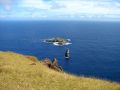 Le premier homme qui ramenait à la nage un oeuf de l'île de Motu Nui était célébré homme-oiseau