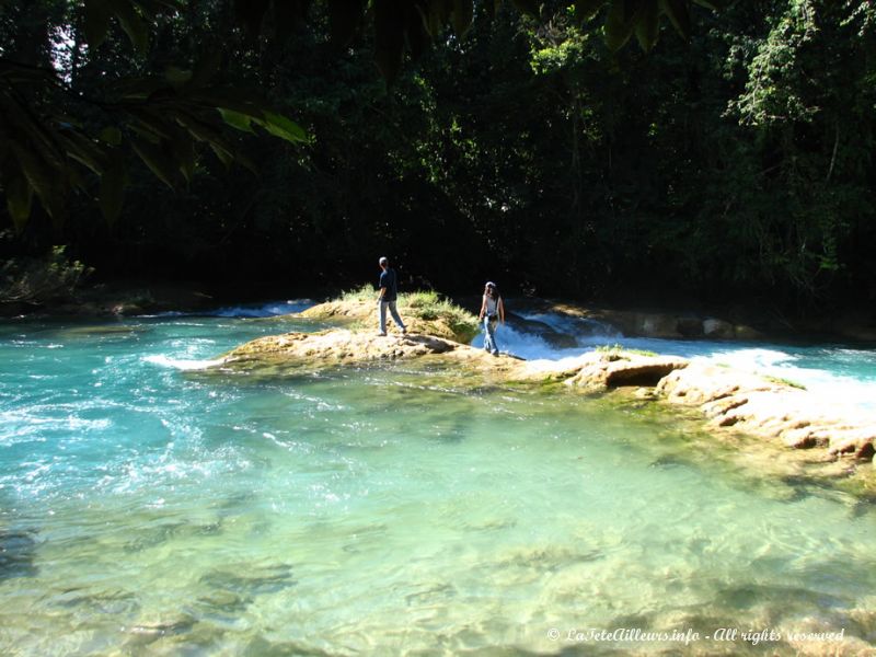 L'eau est a une temperature parfaite !