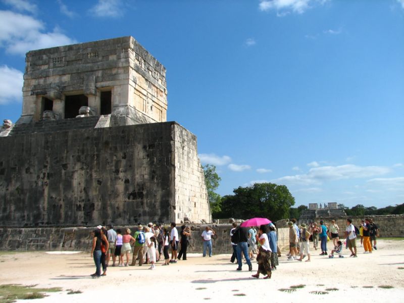 Que de monde a Chichén Itzá !