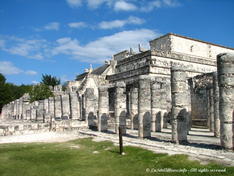 Ce temple est aussi appelé le temple des Guerriers