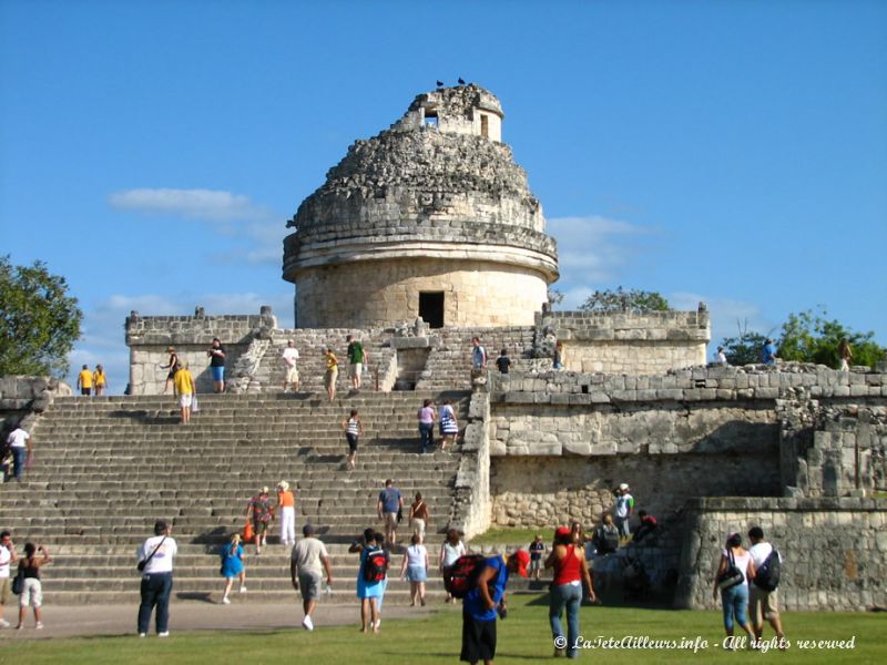 Les ruines mayas sont envahies par la foule 