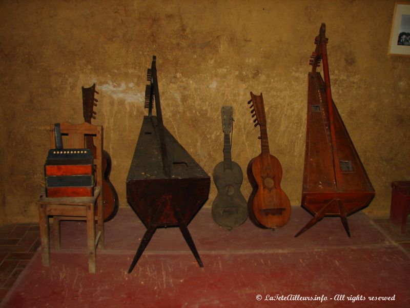 Quelques instruments de musique des indiens Tzotziles