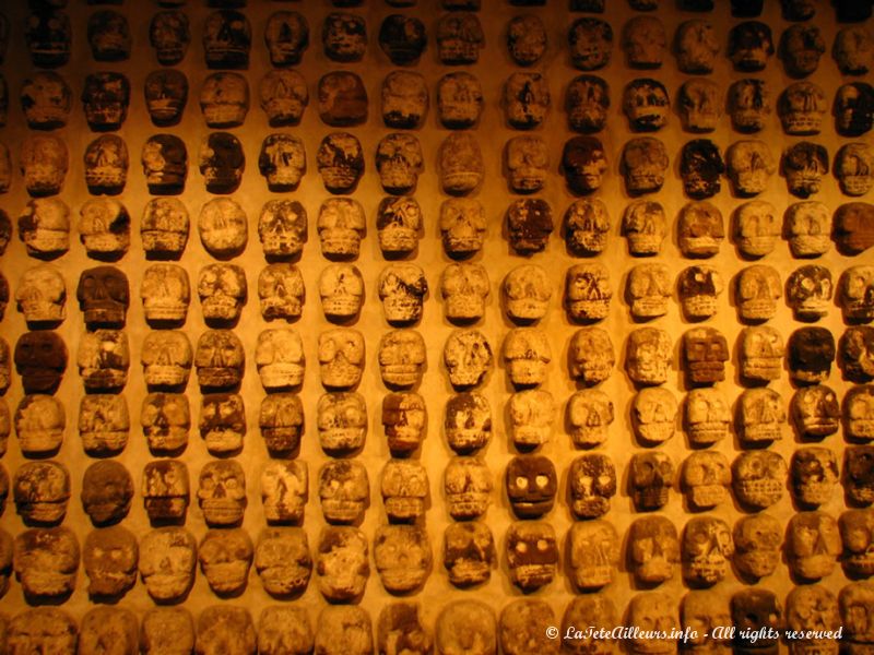 Le mur des Morts aztec