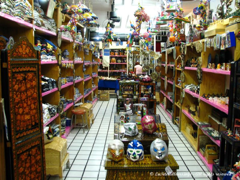 Une des nombreuses boutiques du Mercado de la Ciudadela