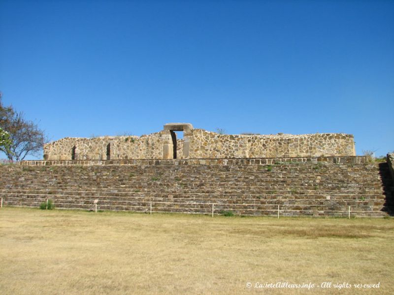 Il ne reste plus grand-chose du somptueux Palais de Monte Alban