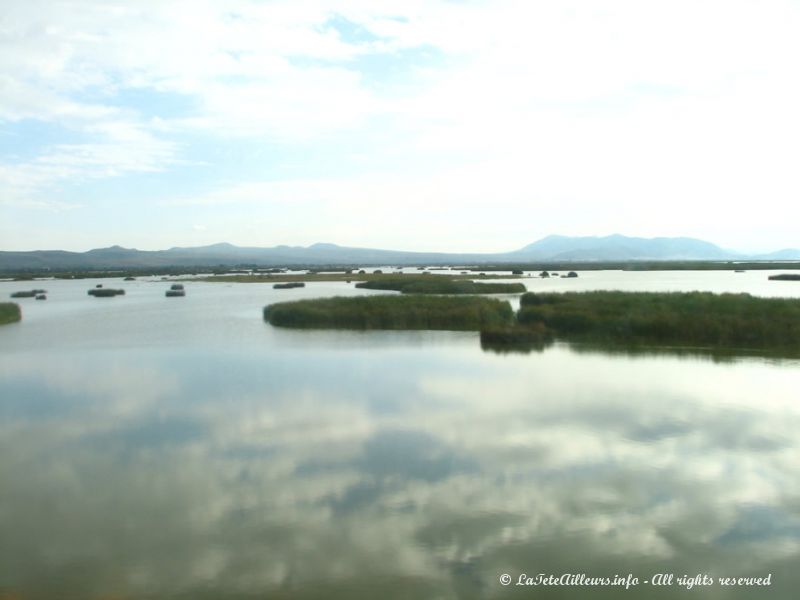 Le lac a vraiment  perdu sa splendeur d'antan...