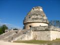 L'observatoire, un bâtiment datant de l'époque purement maya