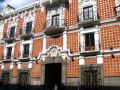 La facade de la tres belle casa del Alfenique (maison sucre d'orge)