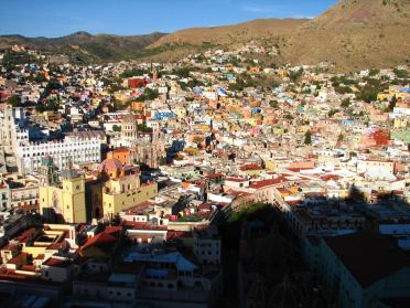 D'en haut, on jouit d'une suberbe vue sur Guanajuato