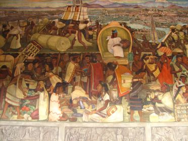 Sc&egrave;ne de vie &agrave; Tenochtitlan