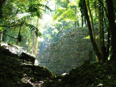 Bienvenue à Yaxchilan, en plein coeur de la jungle ! On se prendrait presque pour des Indiana Jones !