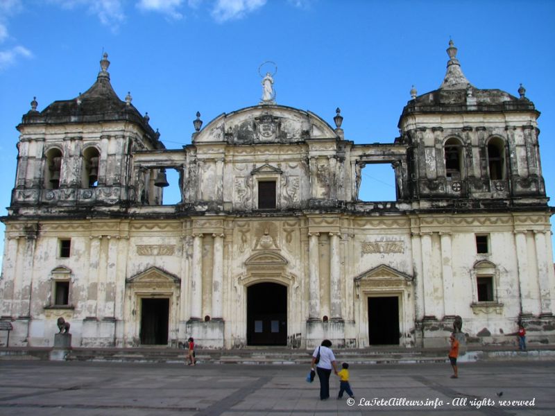 La basilique de la Asunción, la cathédrale de León