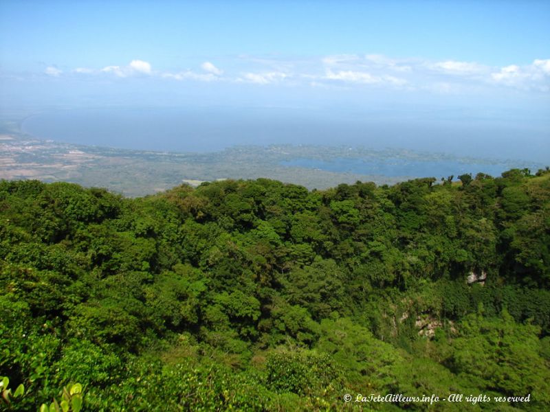 ... mais nous offre de superbes vues sur Granda, les Isletas et le lac du Nicaragua