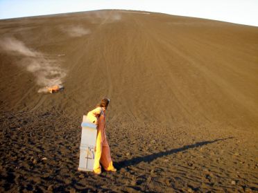 Le volcano boarding, ca craint rien qu'ils disaient !