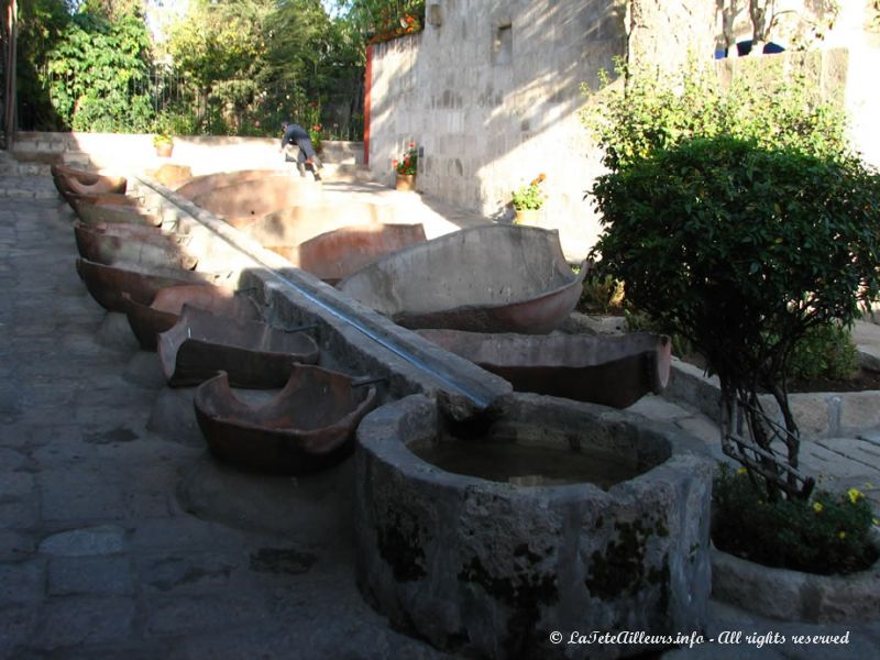 Le lavoir du monastère Santa Catalina d'Arequipa