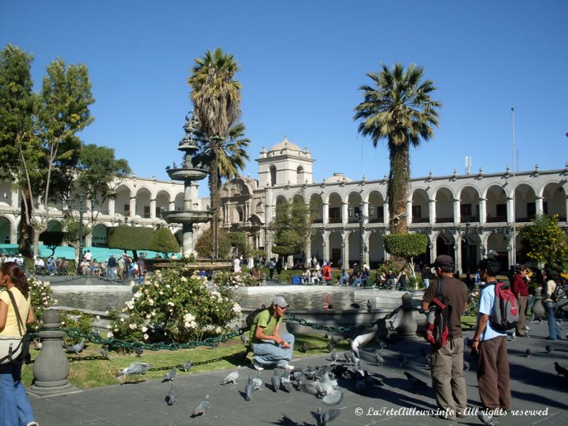 La place centrale d'Arequipa
