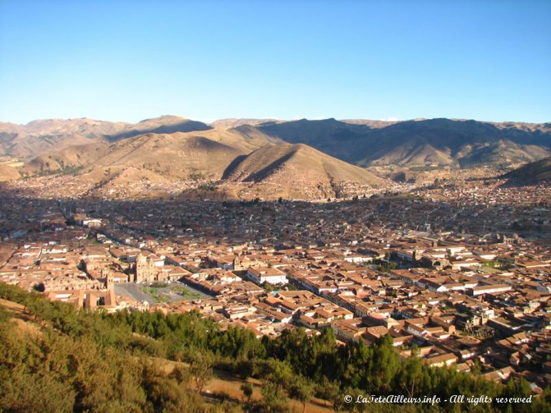 Belle vue sur Cusco depuis le Sacsahuamán