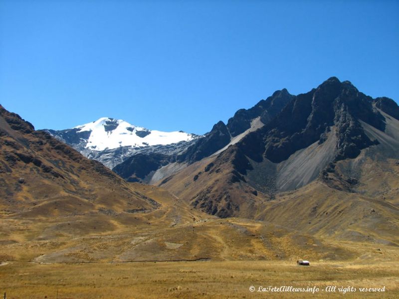 Vue depuis La Raya, point le plus haut du trajet