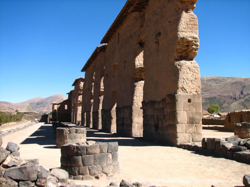 Le temple Viracocha était le plus imposant du site de Raqchi