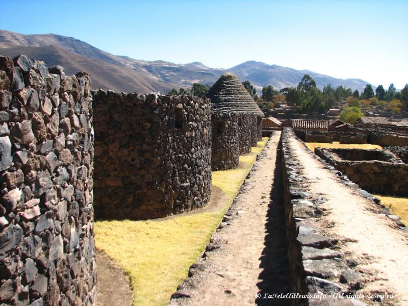 Le site de Raqchi abritait plus de 200 habitations