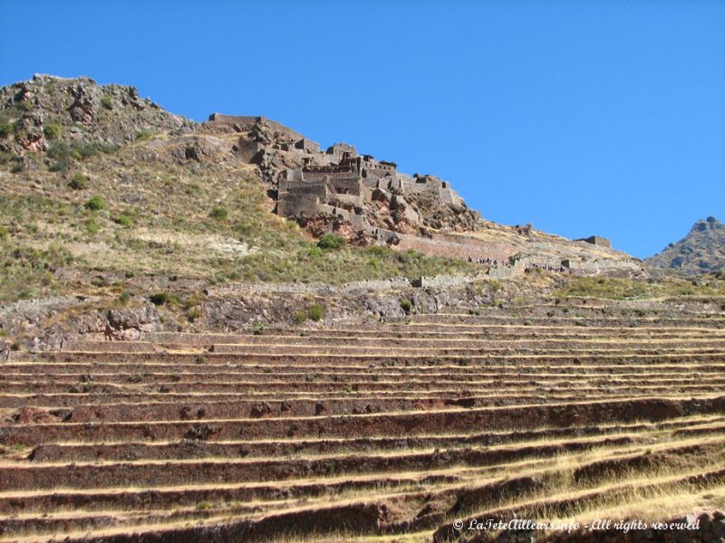 Tout en haut du site, le quartier inca de Quanchisraquay