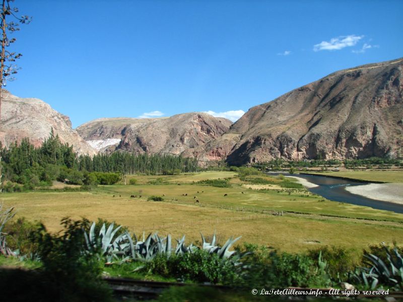 Le rio Urubamba coule au fond de la Vallée sacrée