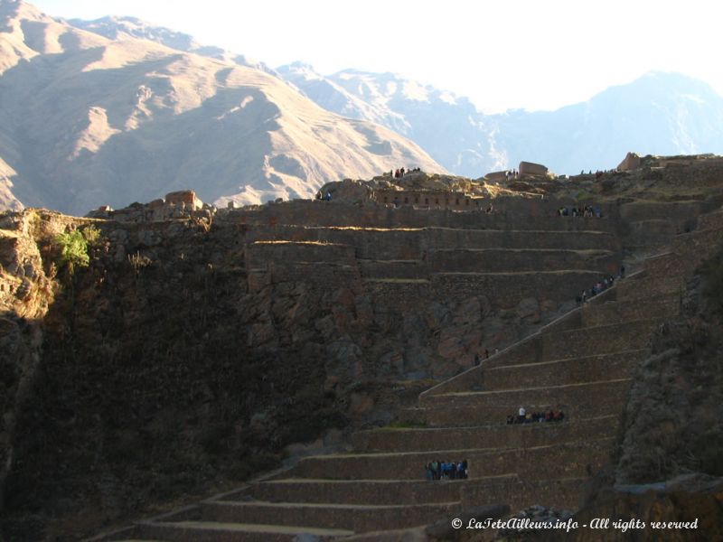 La forteresse d'Ollantaytambo protégeait la route vers le Machu Picchu
