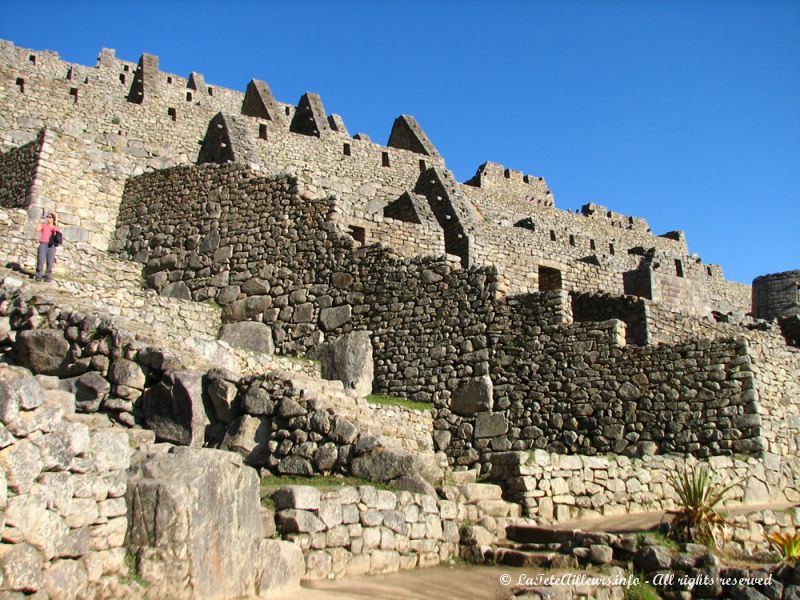 Le groupe du tombeau royal et de la tour centrale