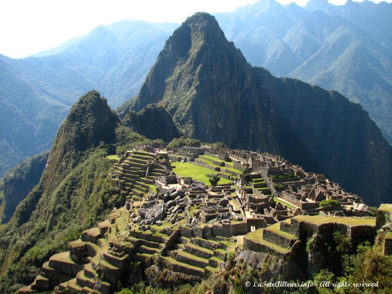 La plus belle et la plus connue des vues sur le Machu Picchu