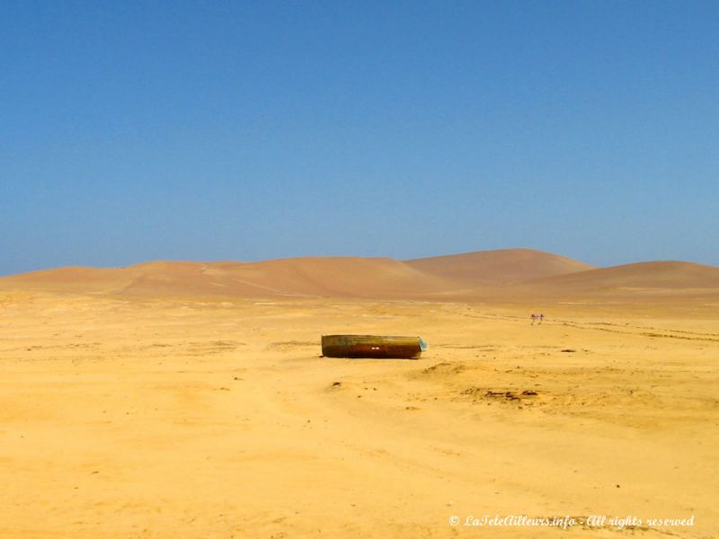 Paysage surréaliste de la réserve de Paracas