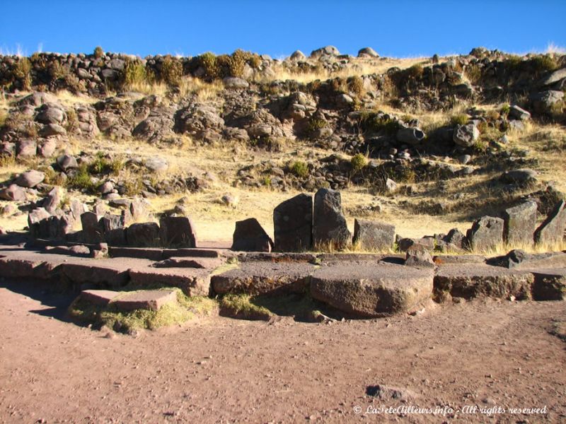 Ici se pratiquaient les sacrifices Incas de Sillustani